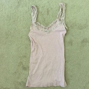 American Eagle blush pink tank top